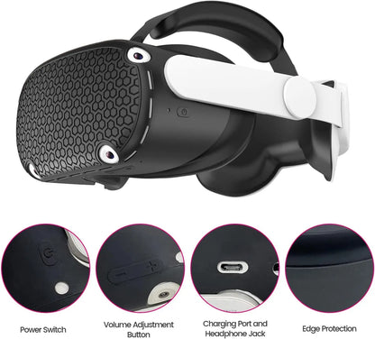Silicone Protective Cover Shell Case for  VR Headset Head Face Cover Eye Pad Handle Grip Button Cap VR Accessories